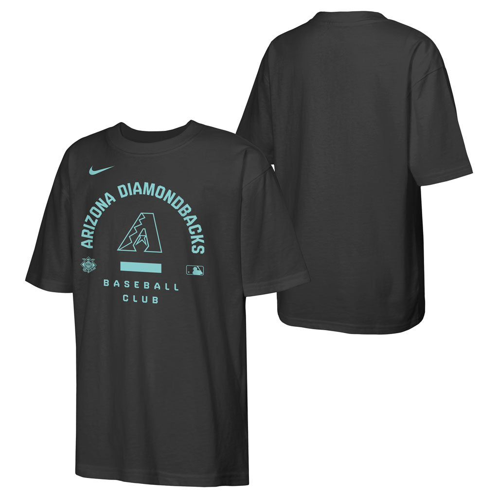 MLB Arizona Diamondbacks Youth Nike 2026 Authentic Collection Early Work T-Shirt - Black