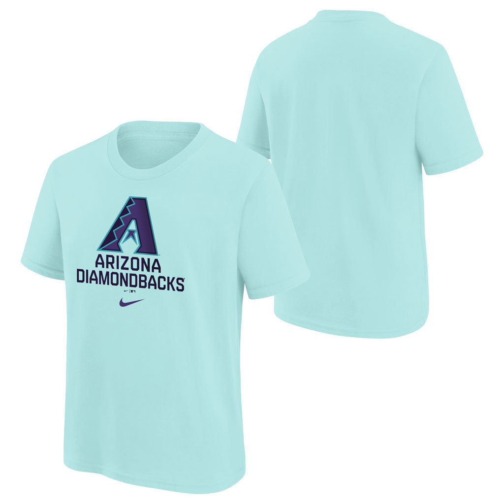 MLB Arizona Diamondbacks Youth Nike Authentic Collection City Connect Cotton T-Shirt - Teal