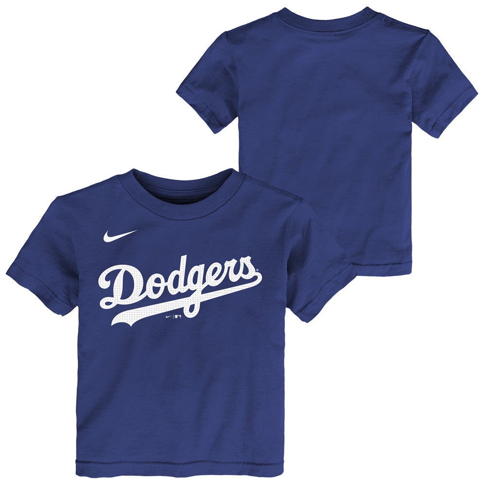 MLB Los Angeles Dodgers Toddler Nike FUSE Wordmark T-Shirt - Blue