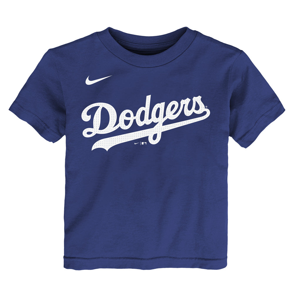 MLB Los Angeles Dodgers Toddler Nike FUSE Wordmark T-Shirt - Blue