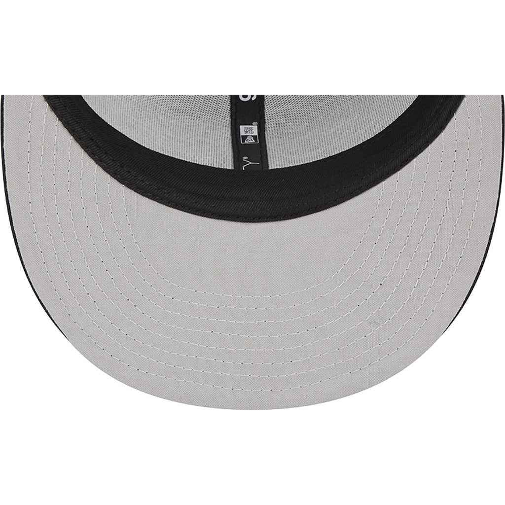 MLB Atlanta Braves New Era Black & White 9FIFTY Snapback Trucker Hat - Black