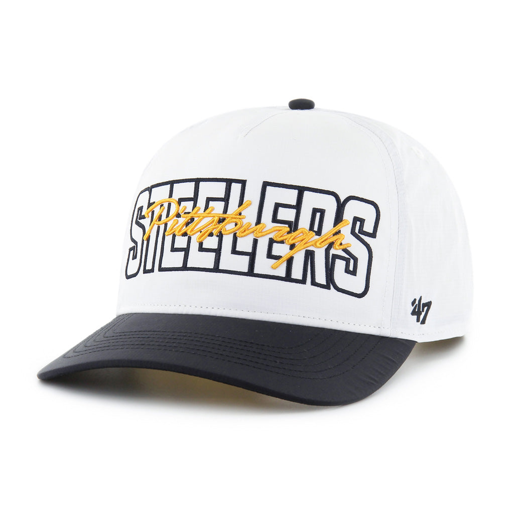 Pittsburgh Steelers &#39;47 Lineman Hitch Adjustable Hat - White