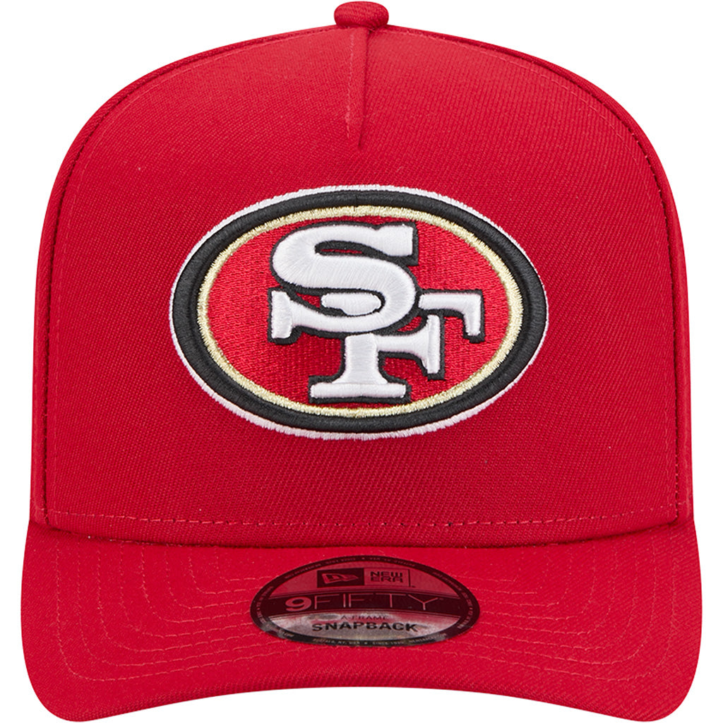 NFL San Francisco 49ers New Era OTC 9FIFTY A-Frame Hat - Red