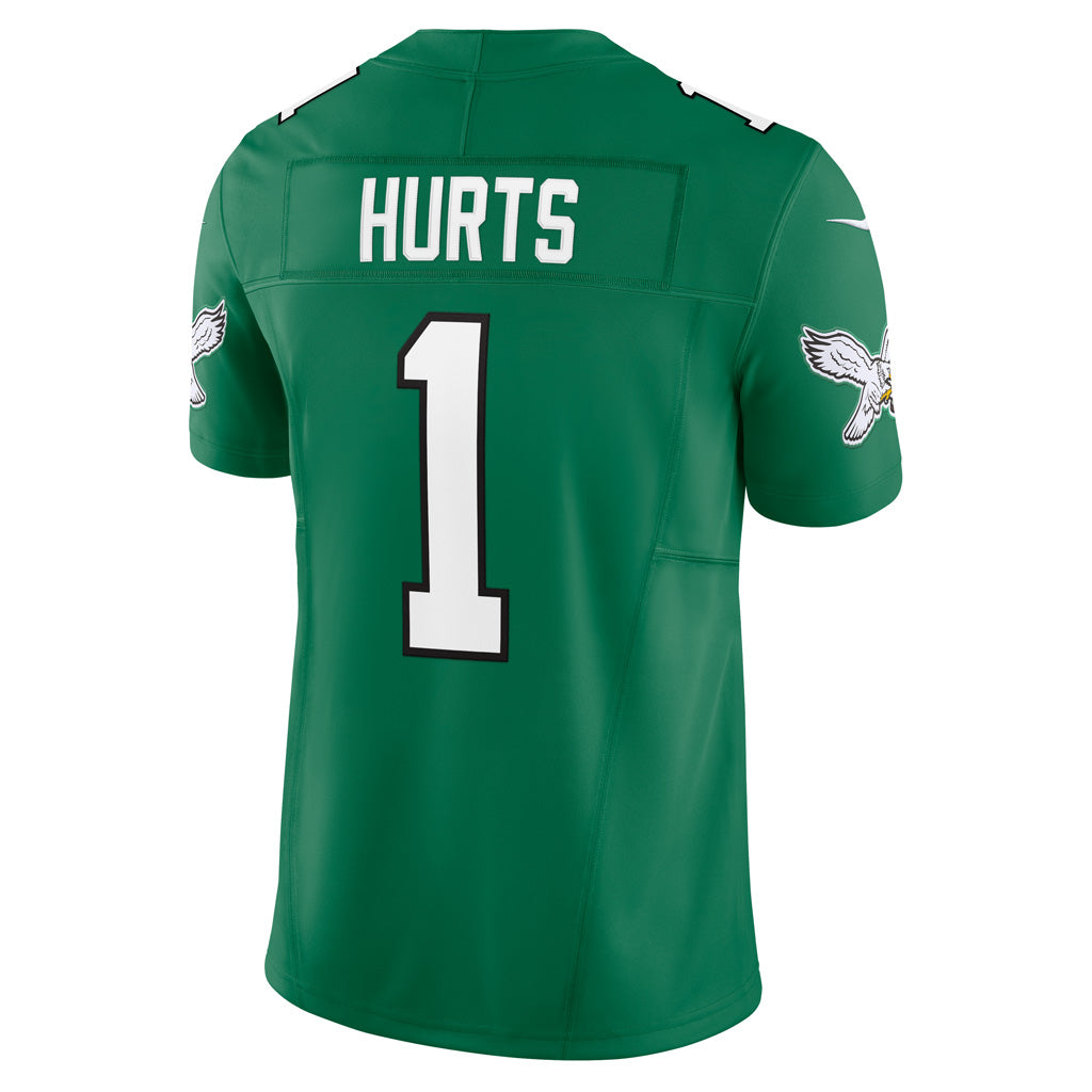 NFL Philadelphia Eagles Jalen Hurts Nike Throwback Vapor F.U.S.E Limited Jersey - Green