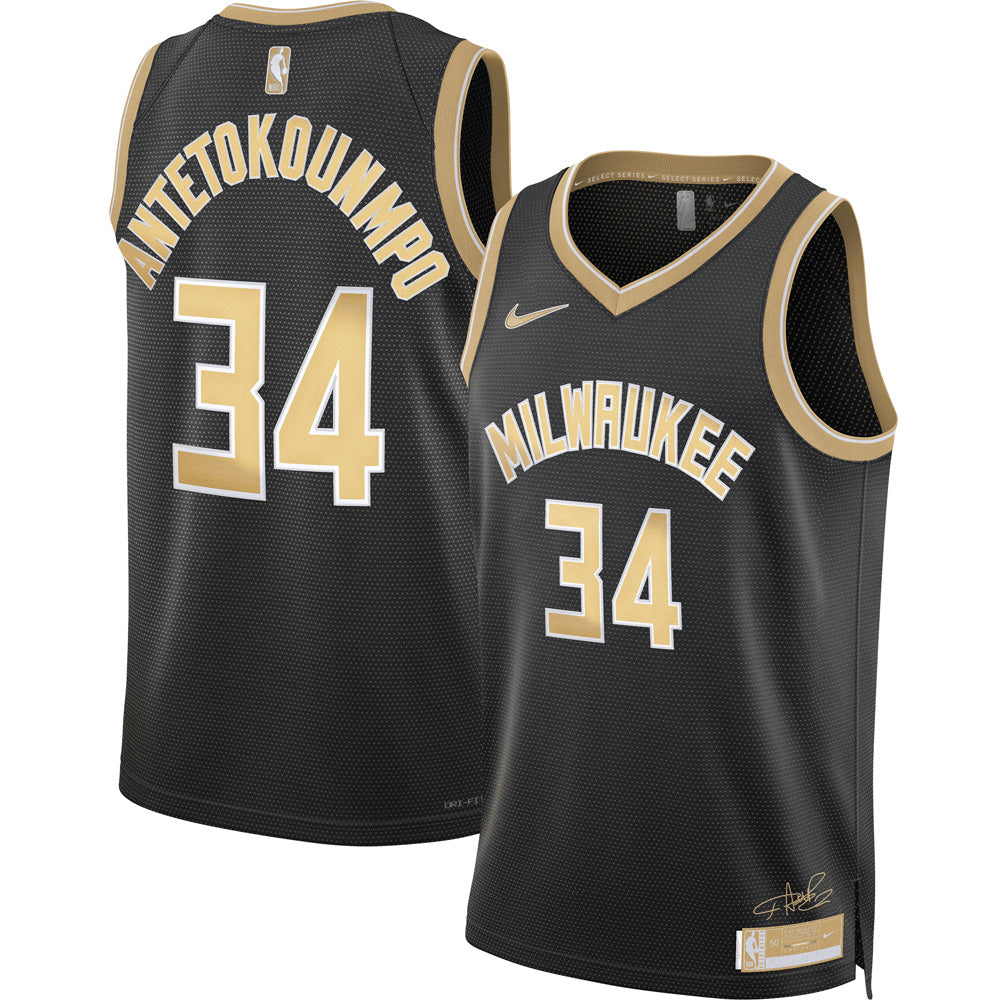 NBA Milwaukee Bucks Giannis Antetokounmpo Nike 2024 Select Swingman Jersey