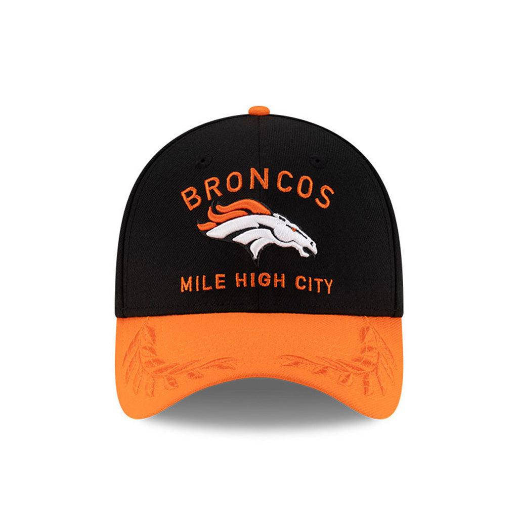 NFL Denver Broncos New Era 2025 Draft 39THIRTY Flex Fit Hat - Black
