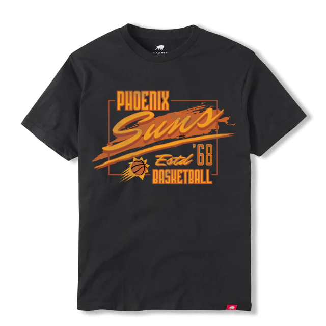 NBA Phoenix Suns Sportiqe Morris Comfy T-Shirt - Black