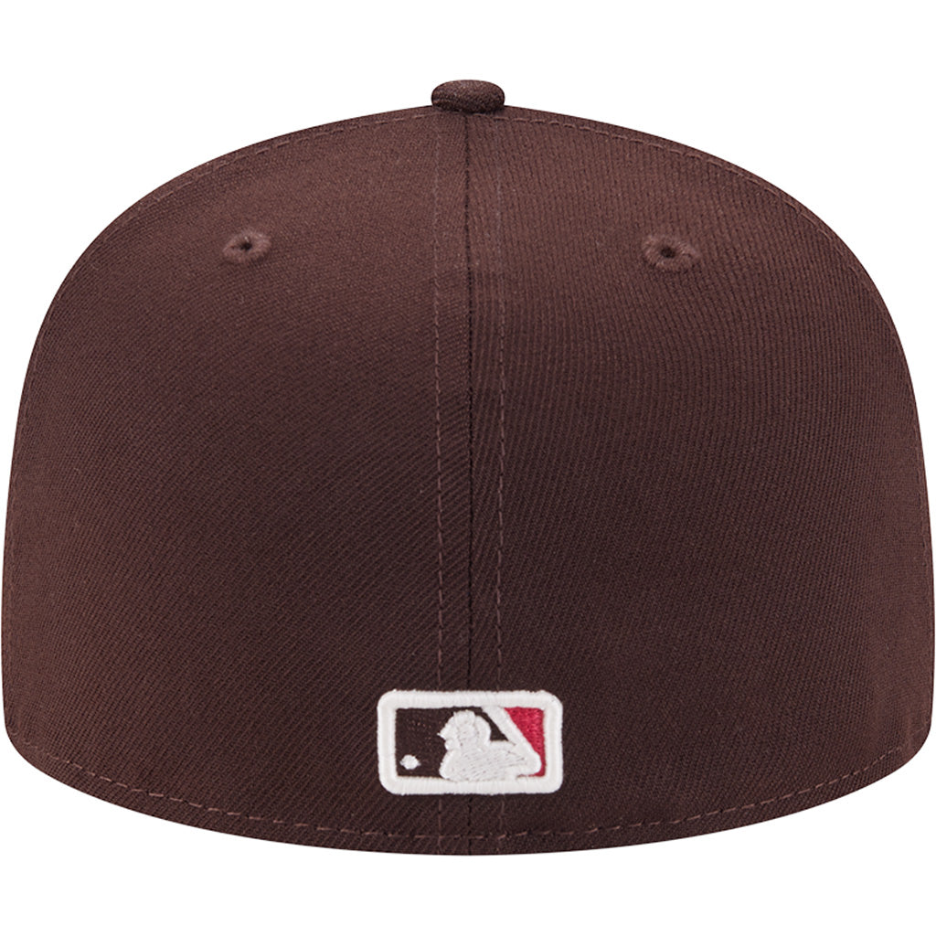 MLB San Diego Padres New Era Neon 59FIFTY Fitted Hat - Brown