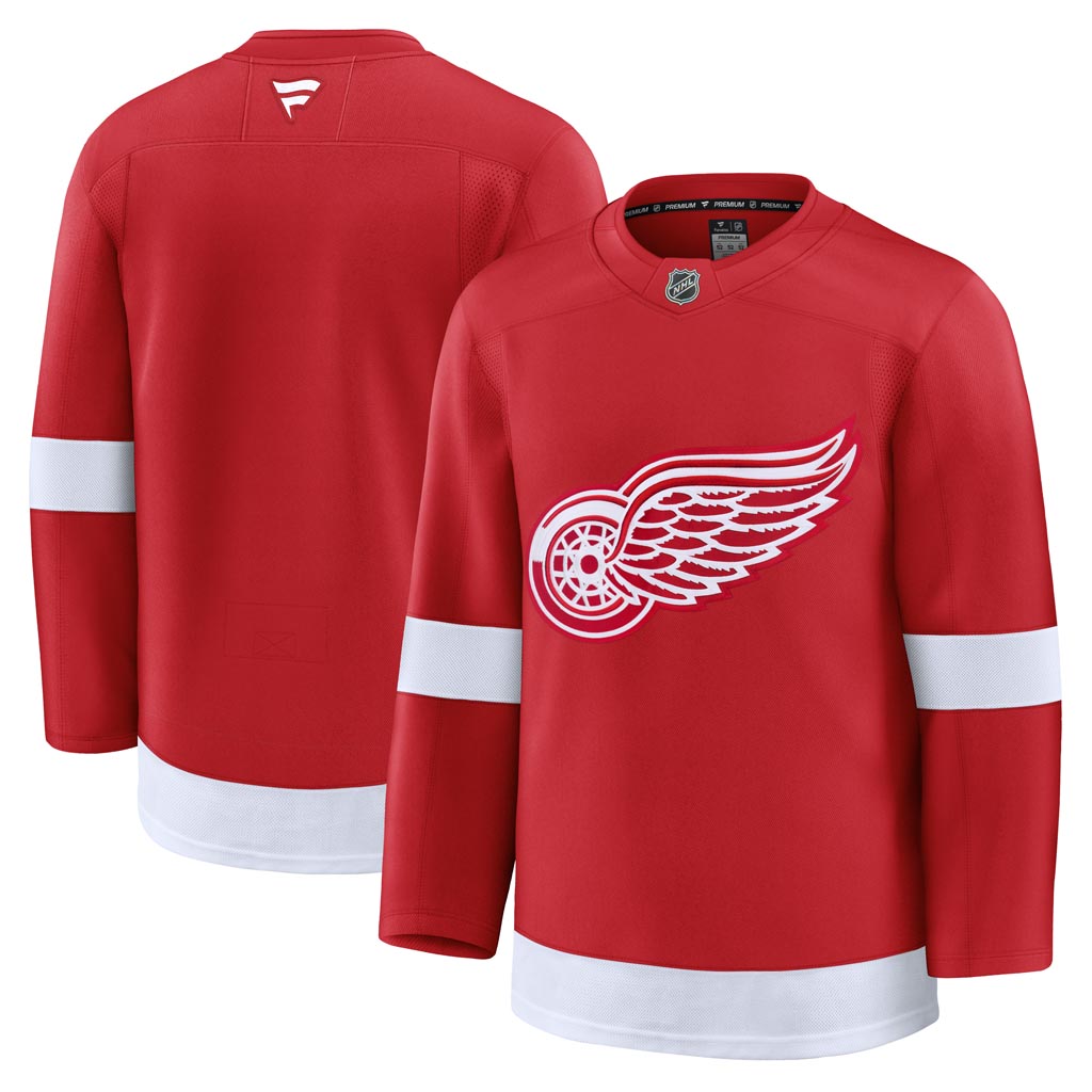 NHL Detroit Red Wings Fanatics Home Premium Jersey - Red