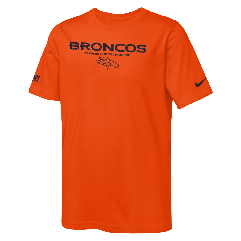 NFL Denver Broncos Youth Nike Team Issue T-Shirt - Orange