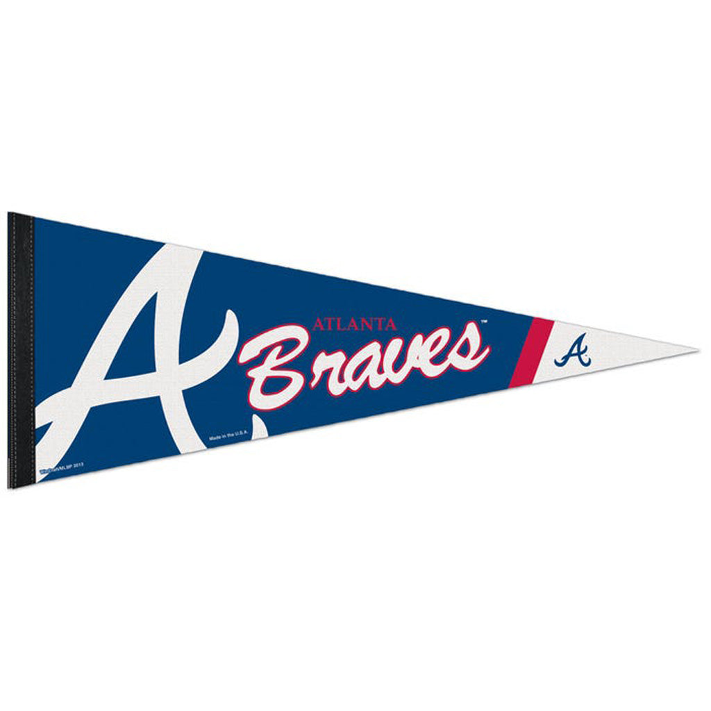 MLB Atlanta Braves WinCraft Stripe Premium Pennant - Navy