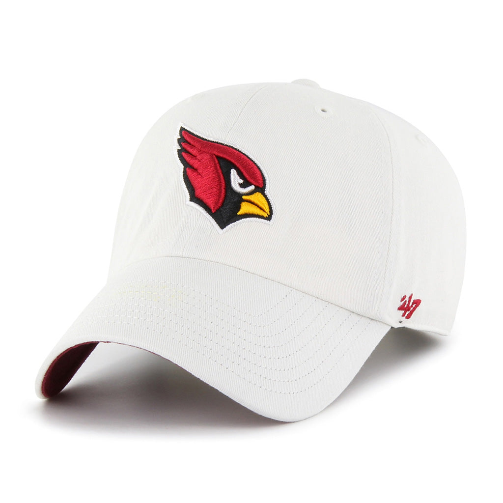 NFL Arizona Cardinals '47 Logo UV Clean Up Adjustable Hat - White