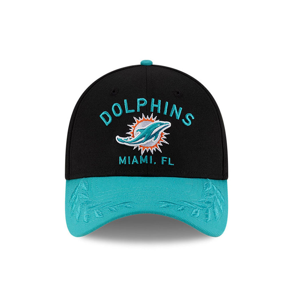 NFL Miami Dolphins New Era 2025 Draft 39THIRTY Flex Fit Hat - Black