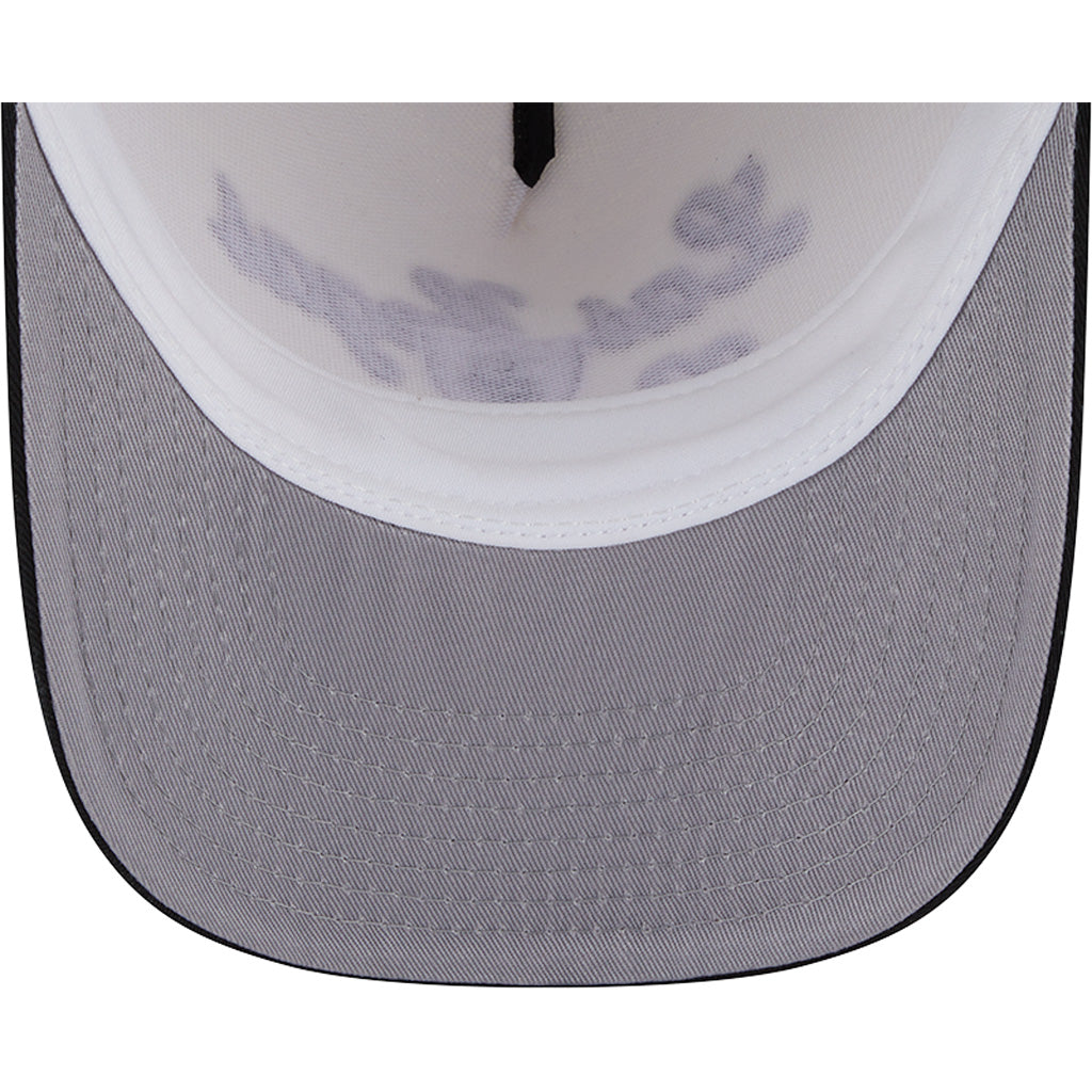 NFL Las Vegas Raiders New Era Chainstitch Two-Tone 9FIFTY A-Frame Snapback Hat - Cream