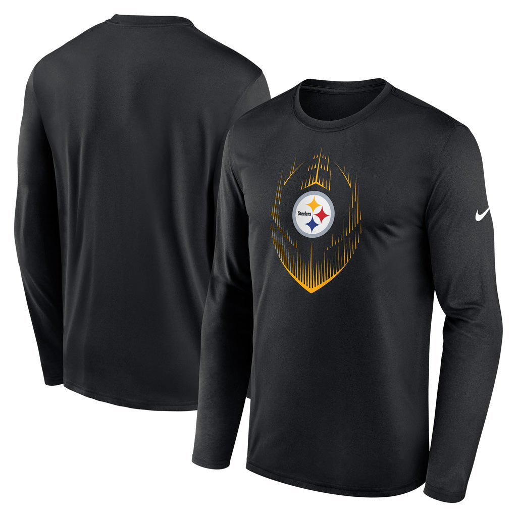 NFL Pittsburgh Steelers Nike 2024 Icon Legend Long Sleeve T-Shirt - Black