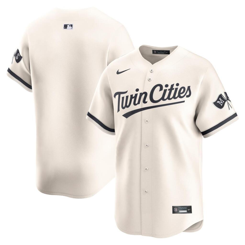 MLB Minnesota Twins Nike Alternate Limited Jersey - Cream