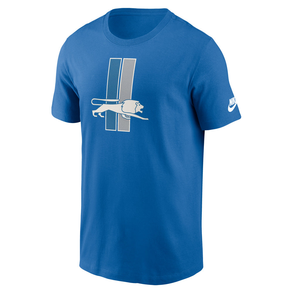 NFL Detroit Lions Nike Rewind Essential T-Shirt - Blue