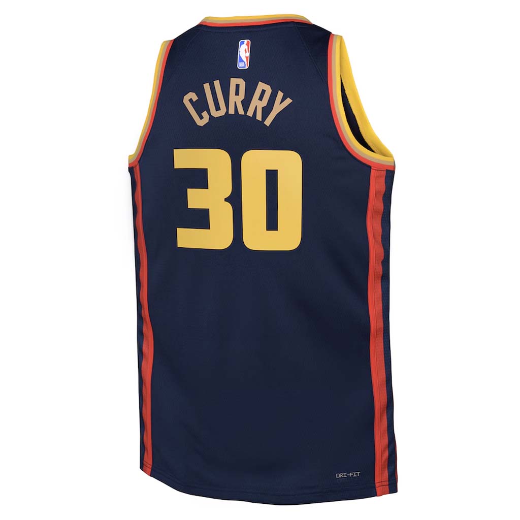 NBA Golden State Warriors Steph Curry Youth Nike 2024/25 City Edition Swingman Jersey