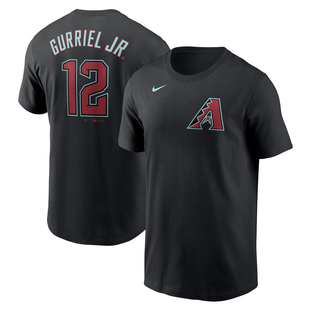 MLB Arizona Diamondbacks Lourdes Gurriel Jr. Nike FUSE Alternate Name & Number T-Shirt - Black
