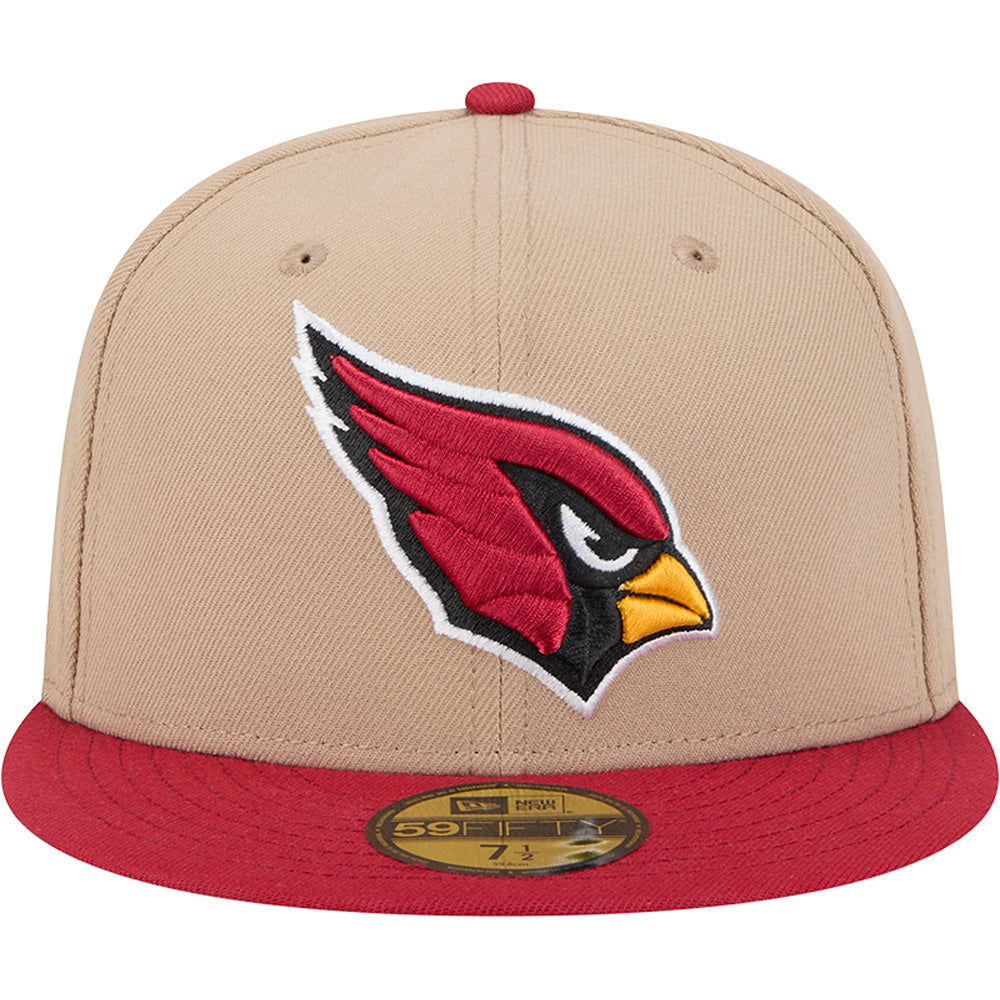 NFL Arizona Cardinals New Era Camel 59FIFTY Fitted Hat