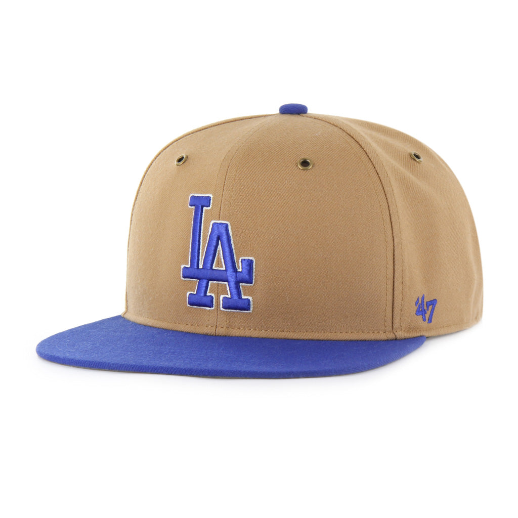 MLB Los Angeles Dodgers '47 Workshop Captain Snapback Hat - Brown