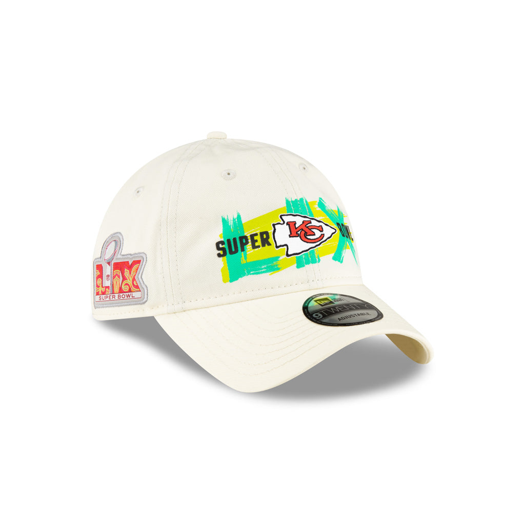 NFL Super Bowl LIX Kansas City Chiefs New Era Participation 9TWENTY Adjustable Hat - Chrome