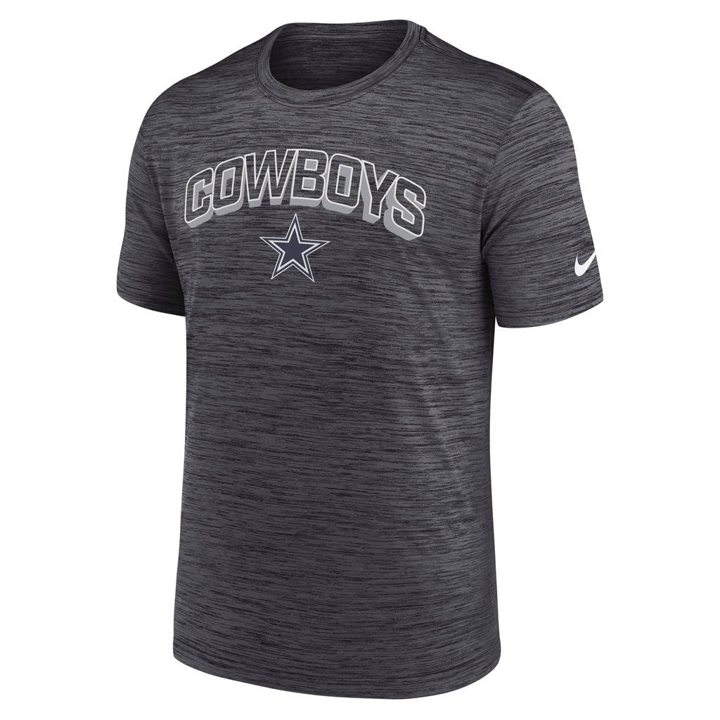 NFL Dallas Cowboys Nike Arch Velocity T-Shirt - Charcoal