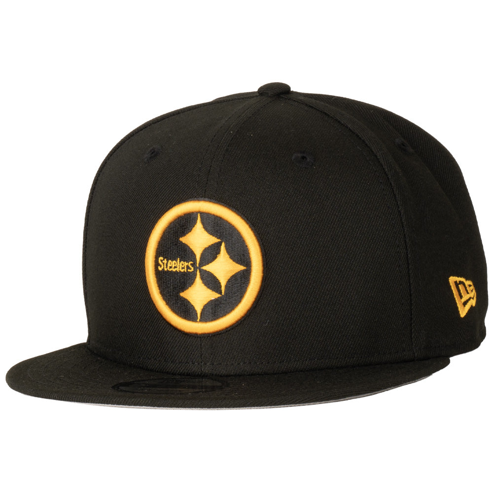 NFL Pittsburgh Steelers New Era Team Color Pop 9FIFTY Snapback Hat
