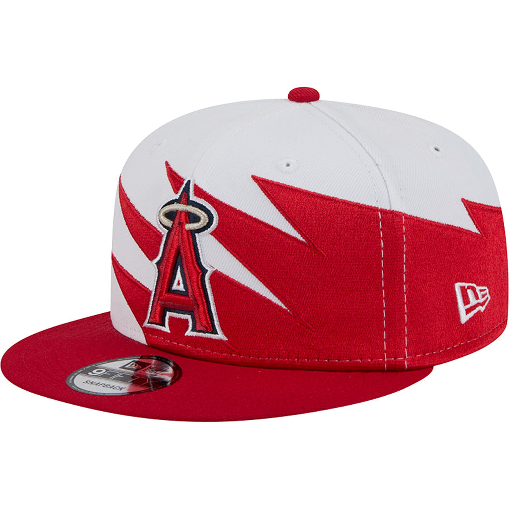 MLB Los Angeles Angels New Era Jagged 9FIFTY Snapback Hat - White