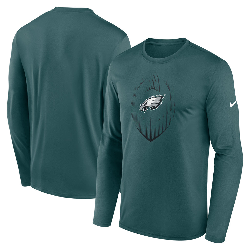 NFL Philadelphia Eagles Nike 2024 Icon Legend Long Sleeve T-Shirt - Green