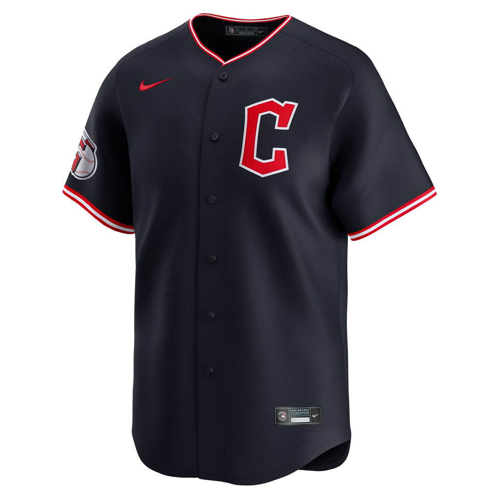 MLB Cleveland Guardians Nike Alternate Limited Jersey - Navy