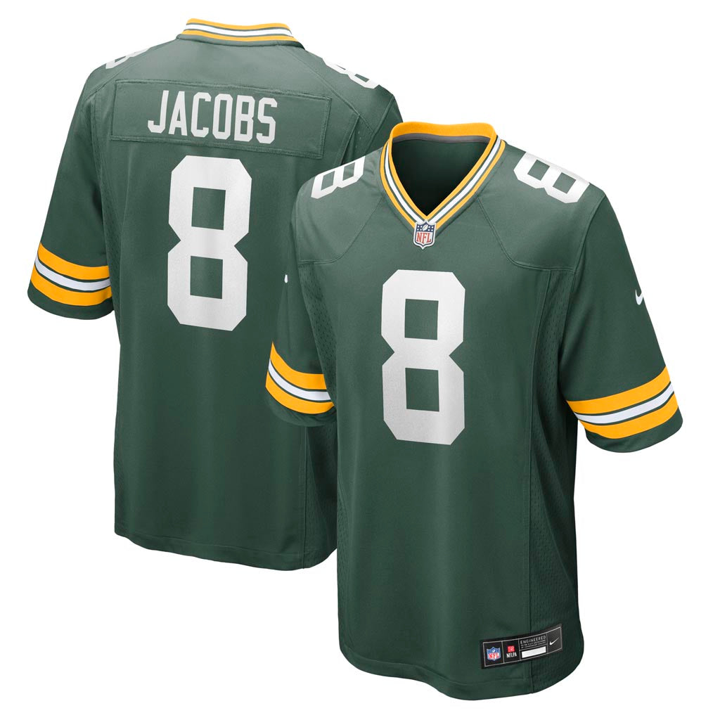 NFL Green Bay Packers Josh Jacobs Nike Home Game Jersey - Green