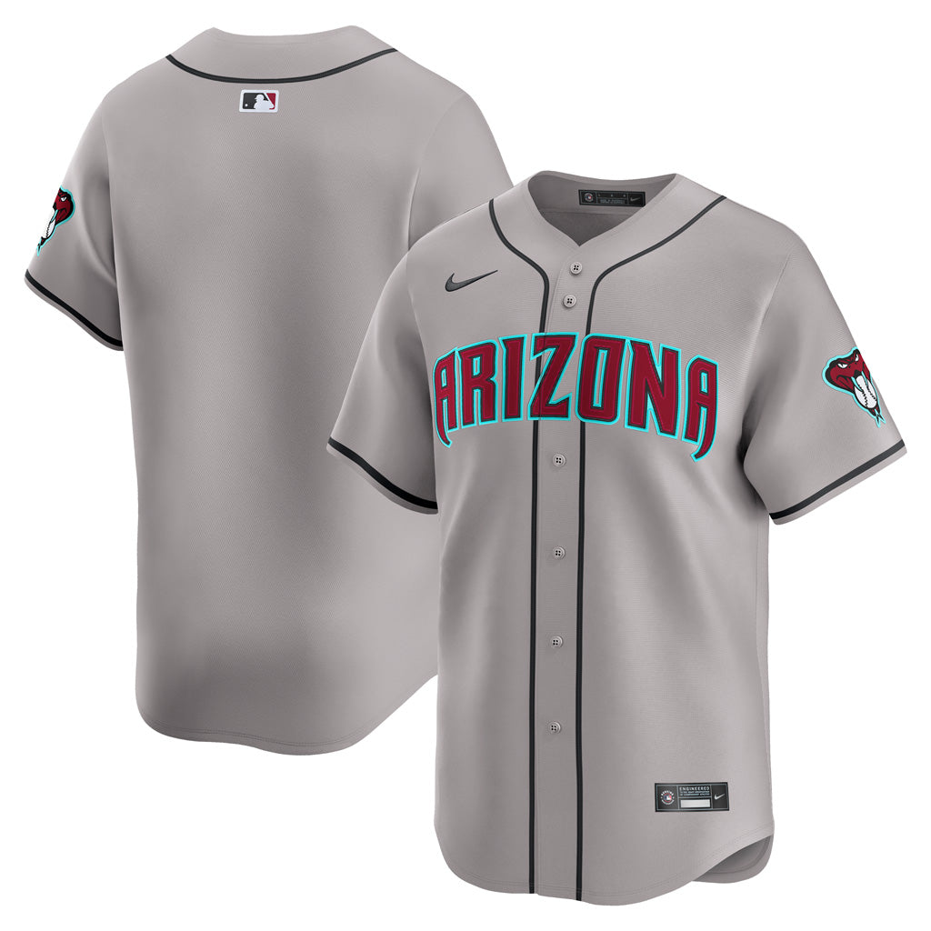 MLB Arizona Diamondbacks Nike Road Limited Jersey - Gray