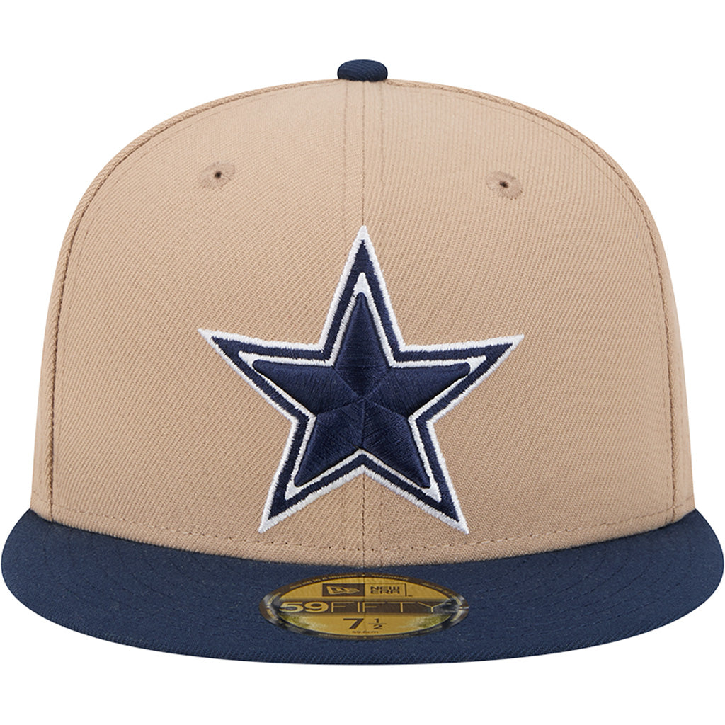 NFL Dallas Cowboys New Era Camel 59FIFTY Fitted Hat