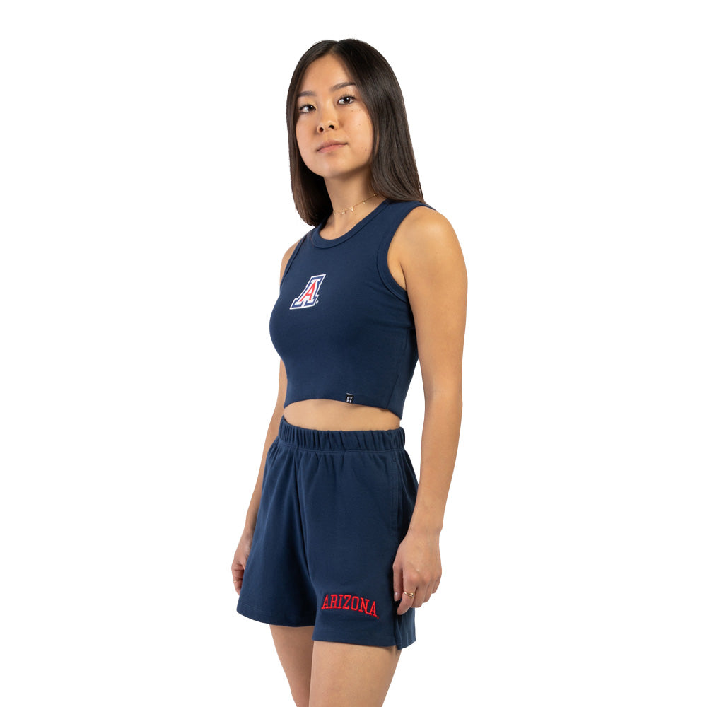 NCAA Arizona Wildcats Women's Hype & Vice Cutoff Tank Top