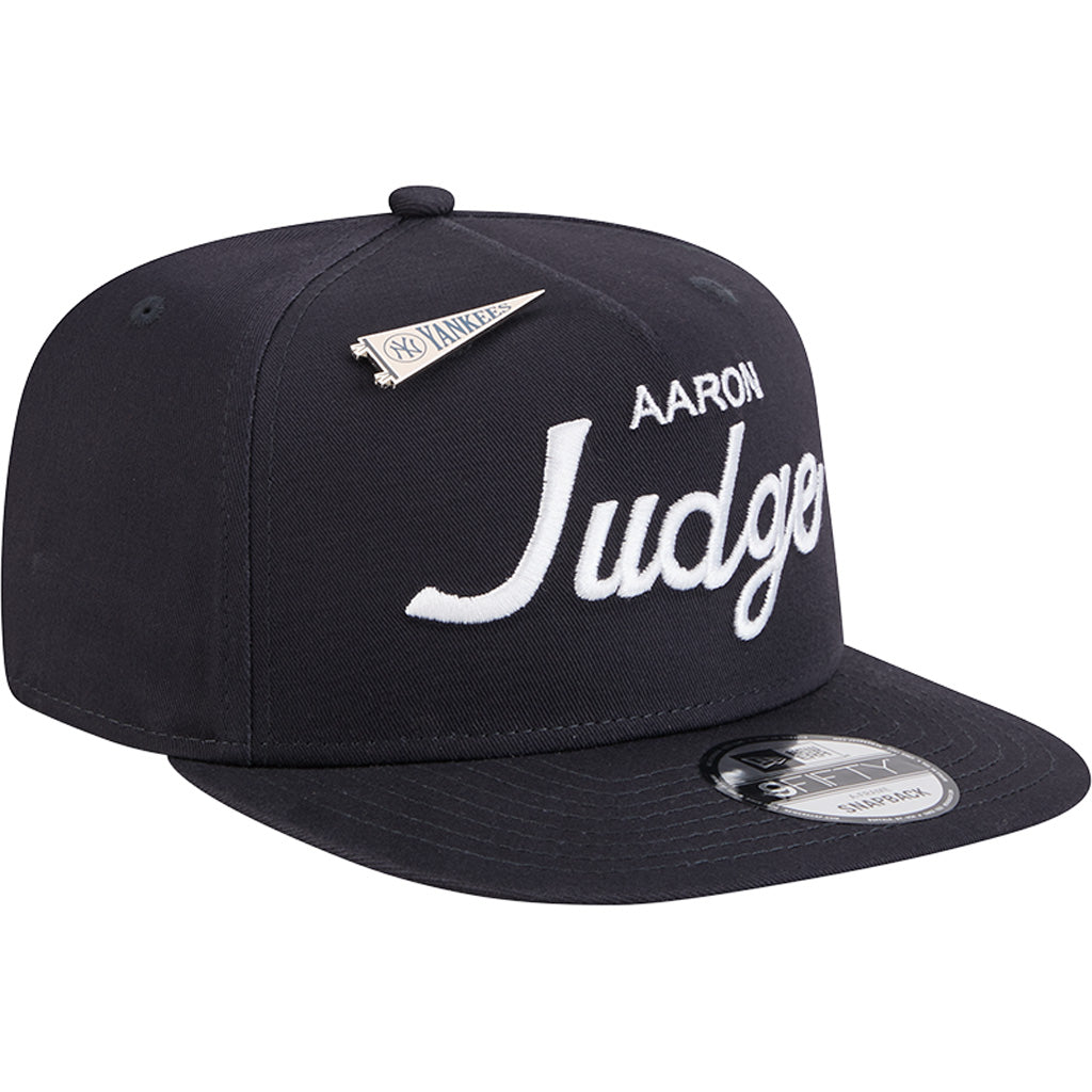 MLB New York Yankees Aaron Judge New Era Player Name 9FIFTY A-Frame Snapback Hat - Navy