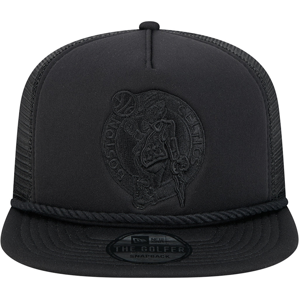 NBA Boston Celtics New Era Active Tone Golfer Snapback Hat - Black