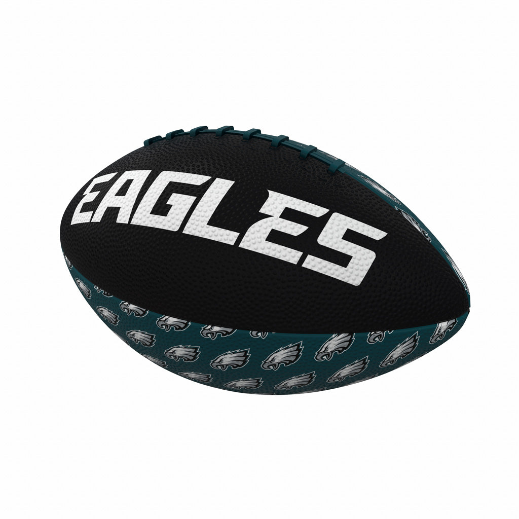 NFL Philadelphia Eagles Logo Brands Mini Rubber Football