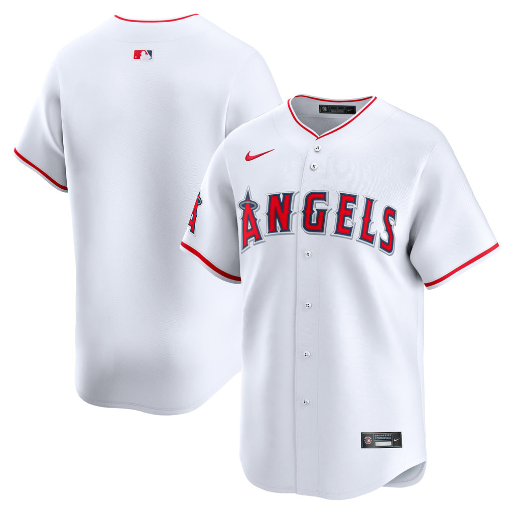 MLB Los Angeles Angels Nike Home Limited Jersey - White