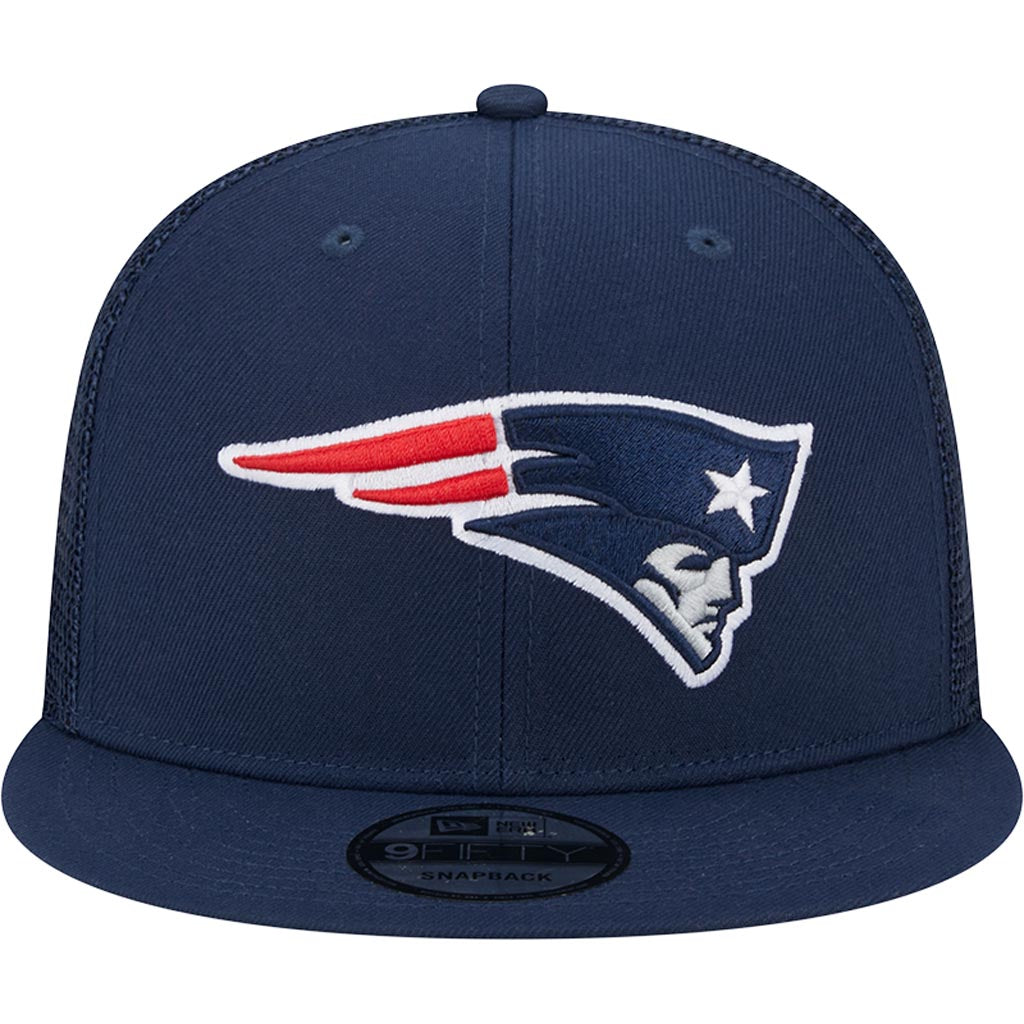 NFL New England Patriots New Era 9FIFTY Snapback Trucker Hat - Navy