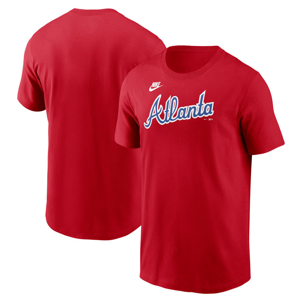 MLB Atlanta Braves Nike 90's Cooperstown Cotton T-Shirt - Red