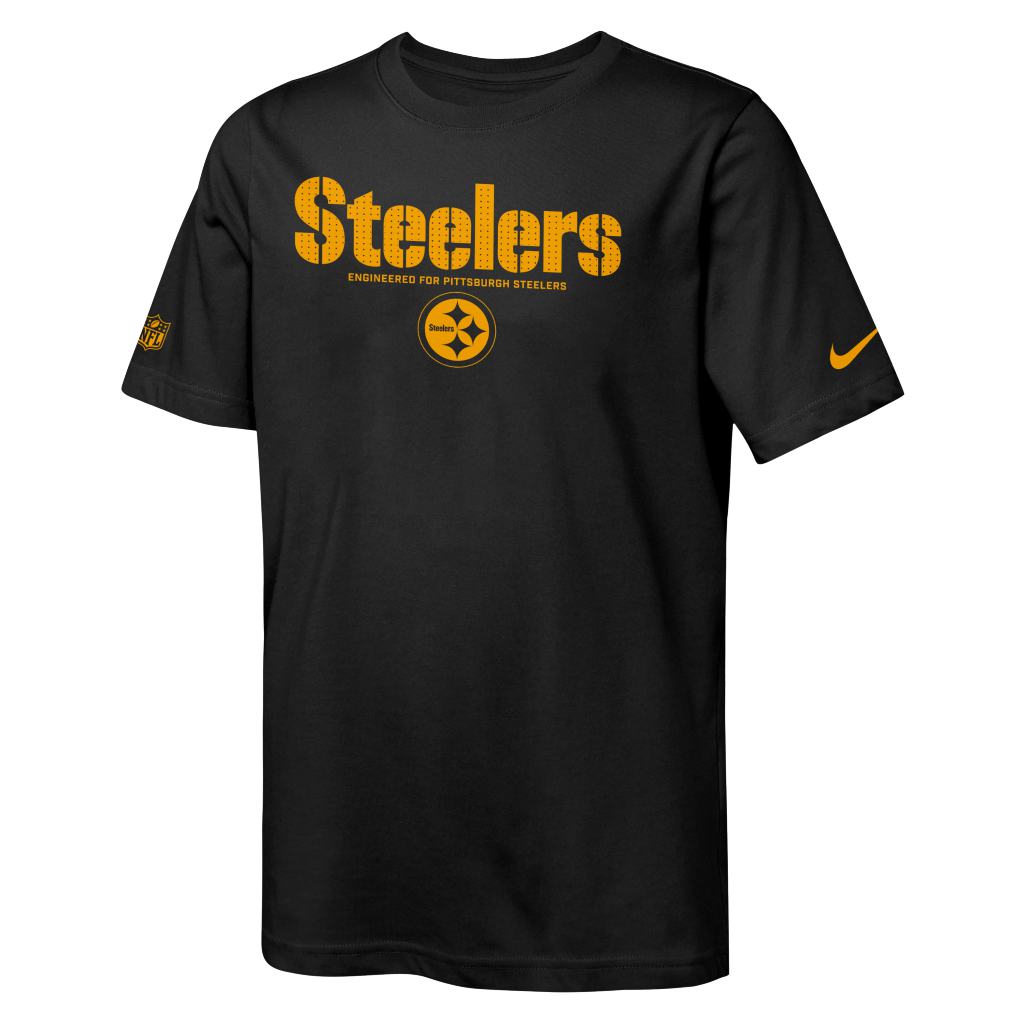 NFL Pittsburgh Steelers Youth Nike Team Issue T-Shirt - Black