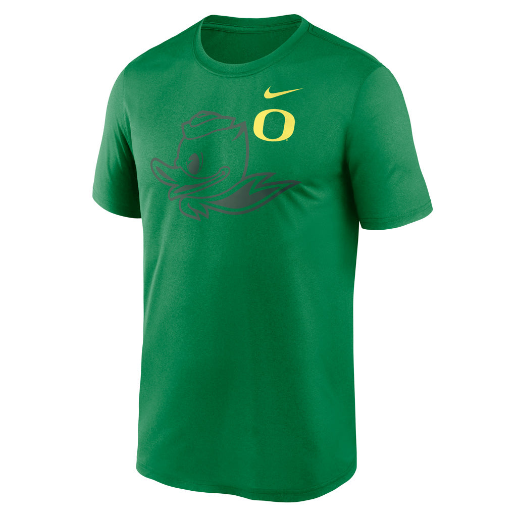 NCAA Oregon Ducks Nike Shadow Logo Legend T-Shirt - Green