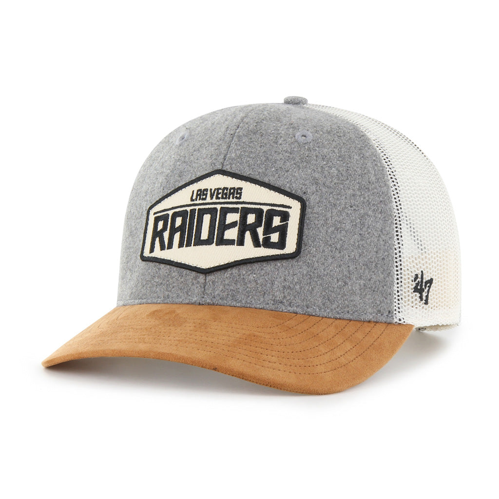 Las Vegas Raiders '47 Drover Trucker Adjustable Hat - Gray