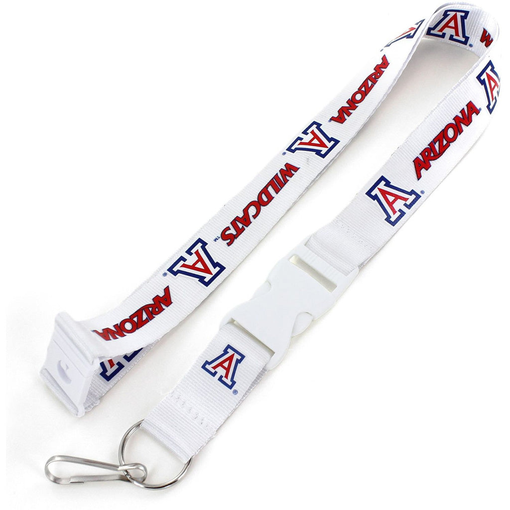 NCAA Arizona Wildcats Aminco Lanyard - White