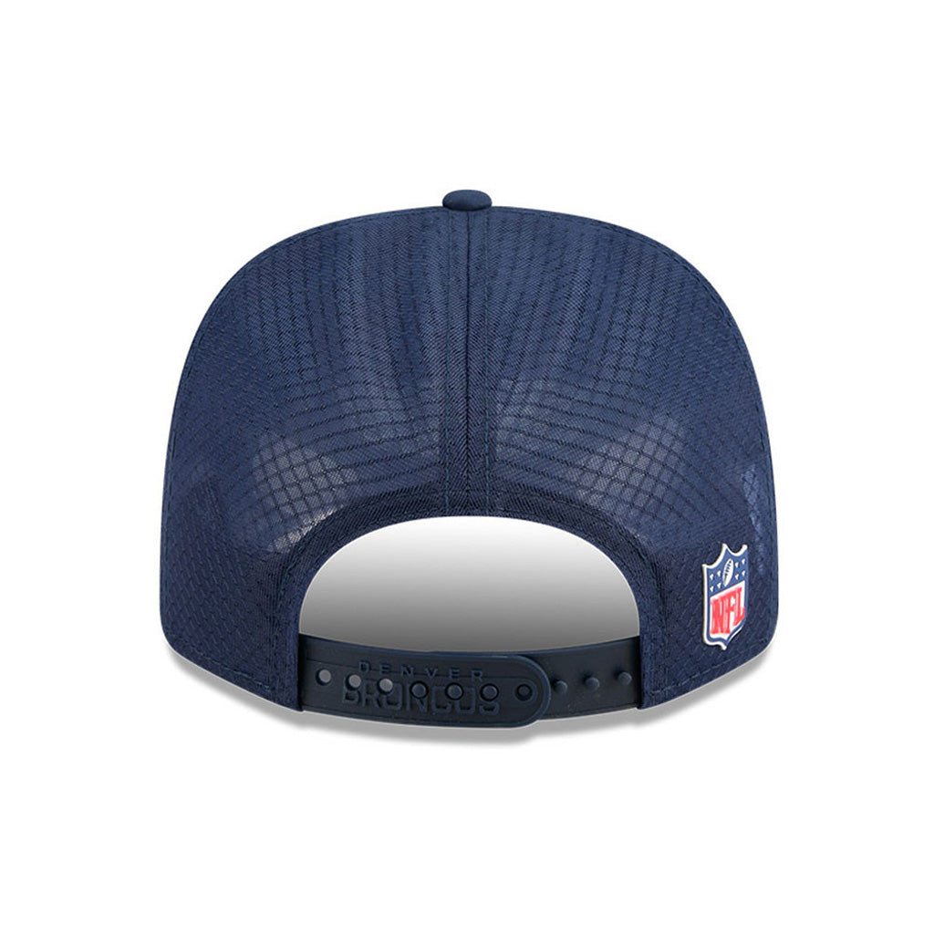 NFL Denver Broncos New Era 2025 Sideline 9SEVENTY Stretch-Snapback Hat - Navy