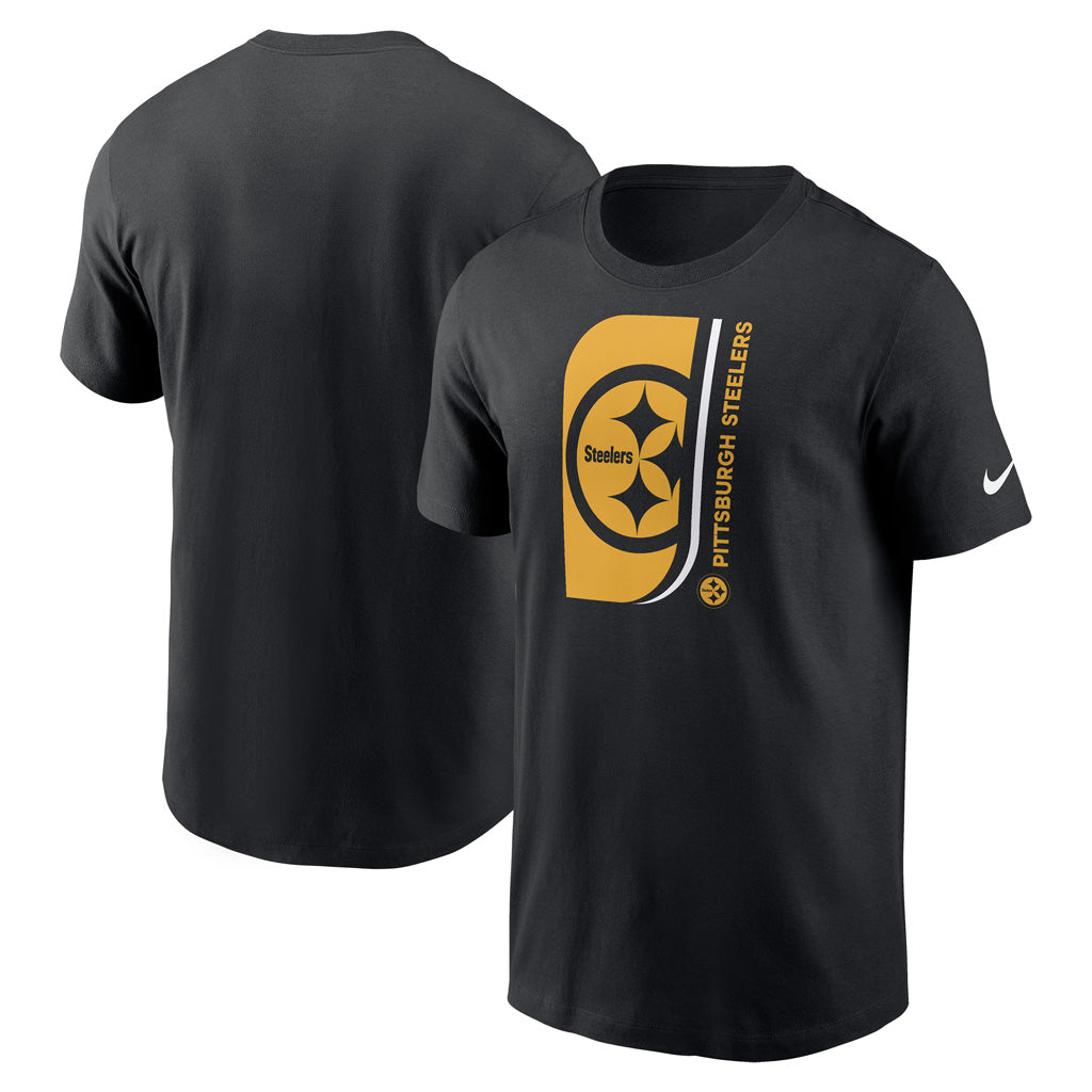NFL Pittsburgh Steelers Nike Lock Up Essential T-Shirt - Black