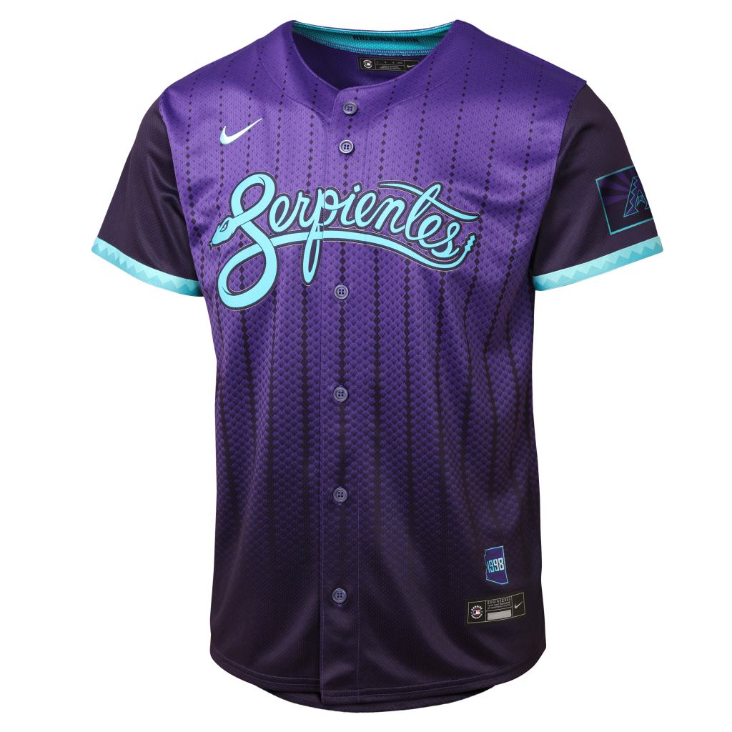 MLB Arizona Diamondbacks Ketel Marte Youth Nike 2025 City Connect Limited Jersey - Purple