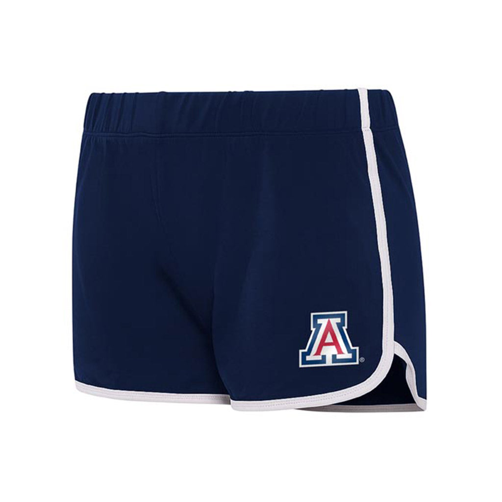 NCAA Arizona Wildcats Women's Hype & Vice Old School Mini Shorts - Navy