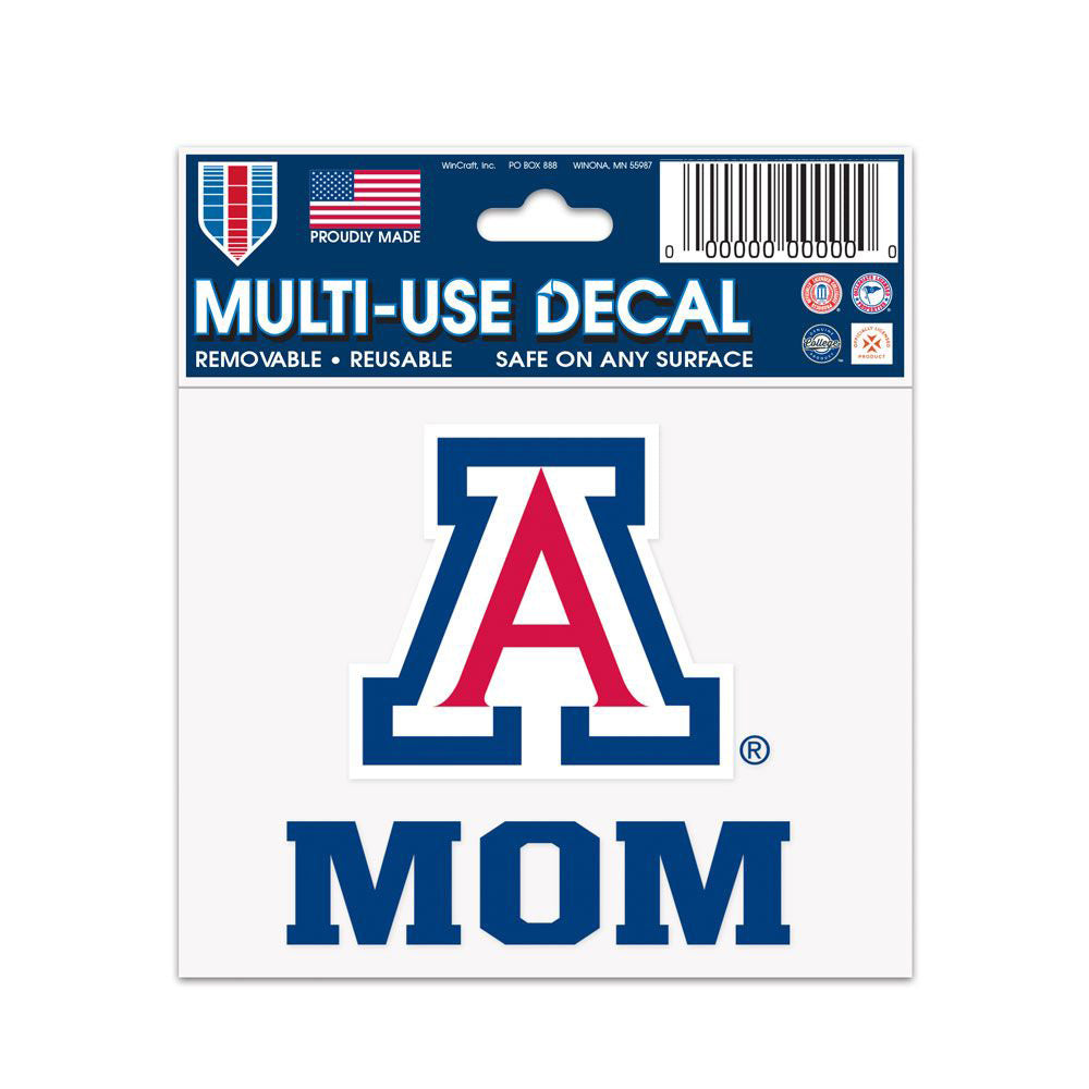 NCAA Arizona Wildcats WinCraft 3&quot;x4&quot; Arizona Mom Decal